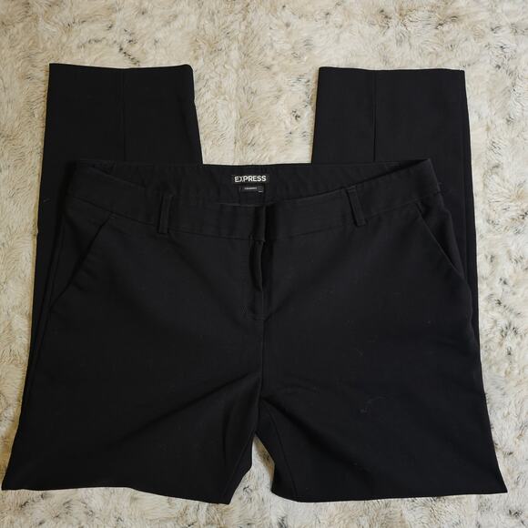 Express Columnist Black Dress Career Pants Amazing Feel Size 12R - Picture 3 of 11